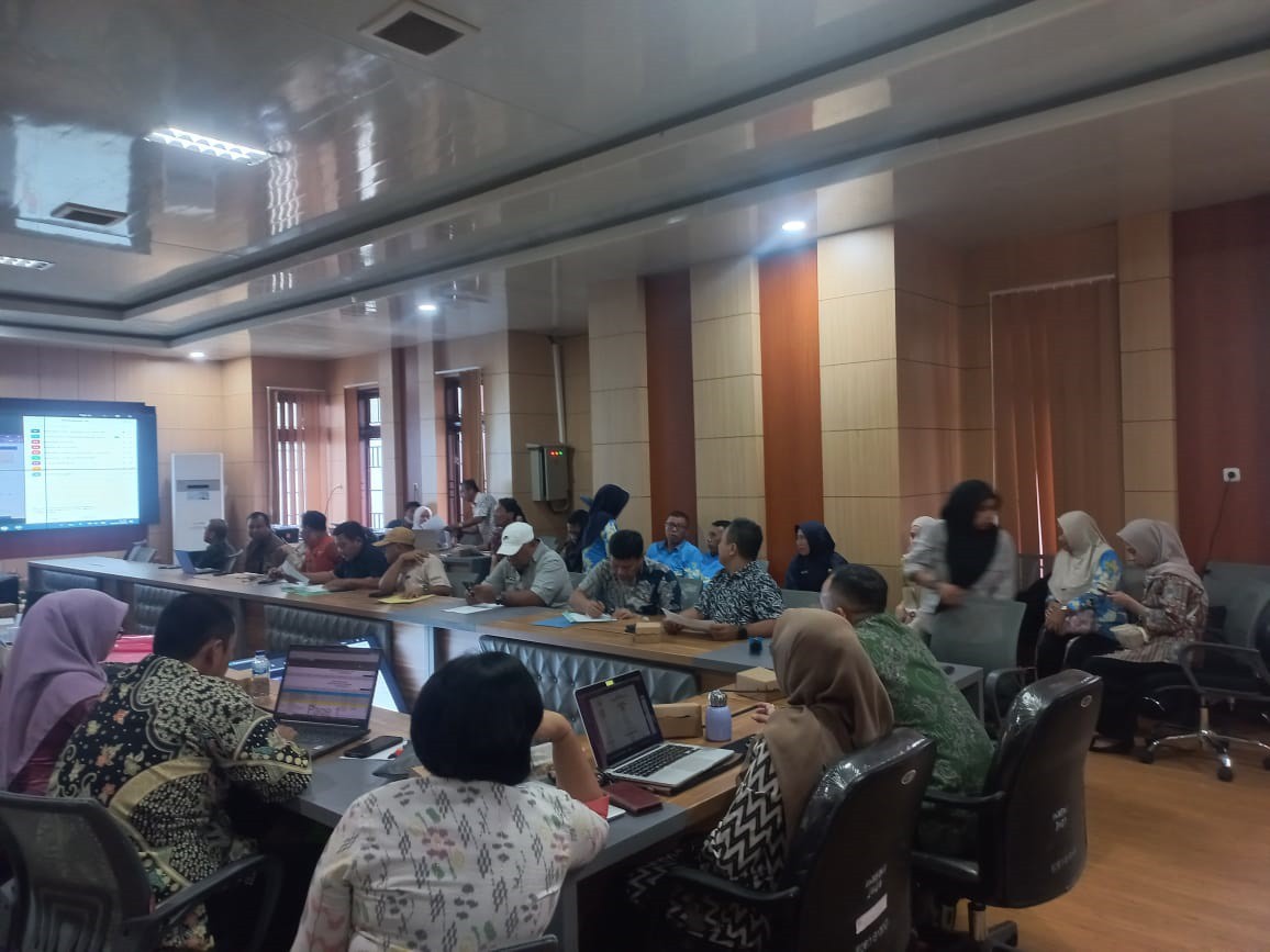 DINAS PERHUBUNGAN KABUPATEN BANGGAI IKUTI PELAKSANAAN DESK URUSAN, DESK INDIKATOR MAKRO